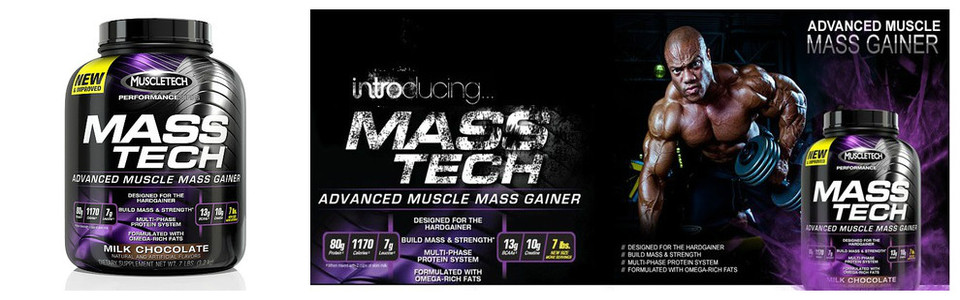MuscleTech MASS-TECH, une formule avancée de gain de masse